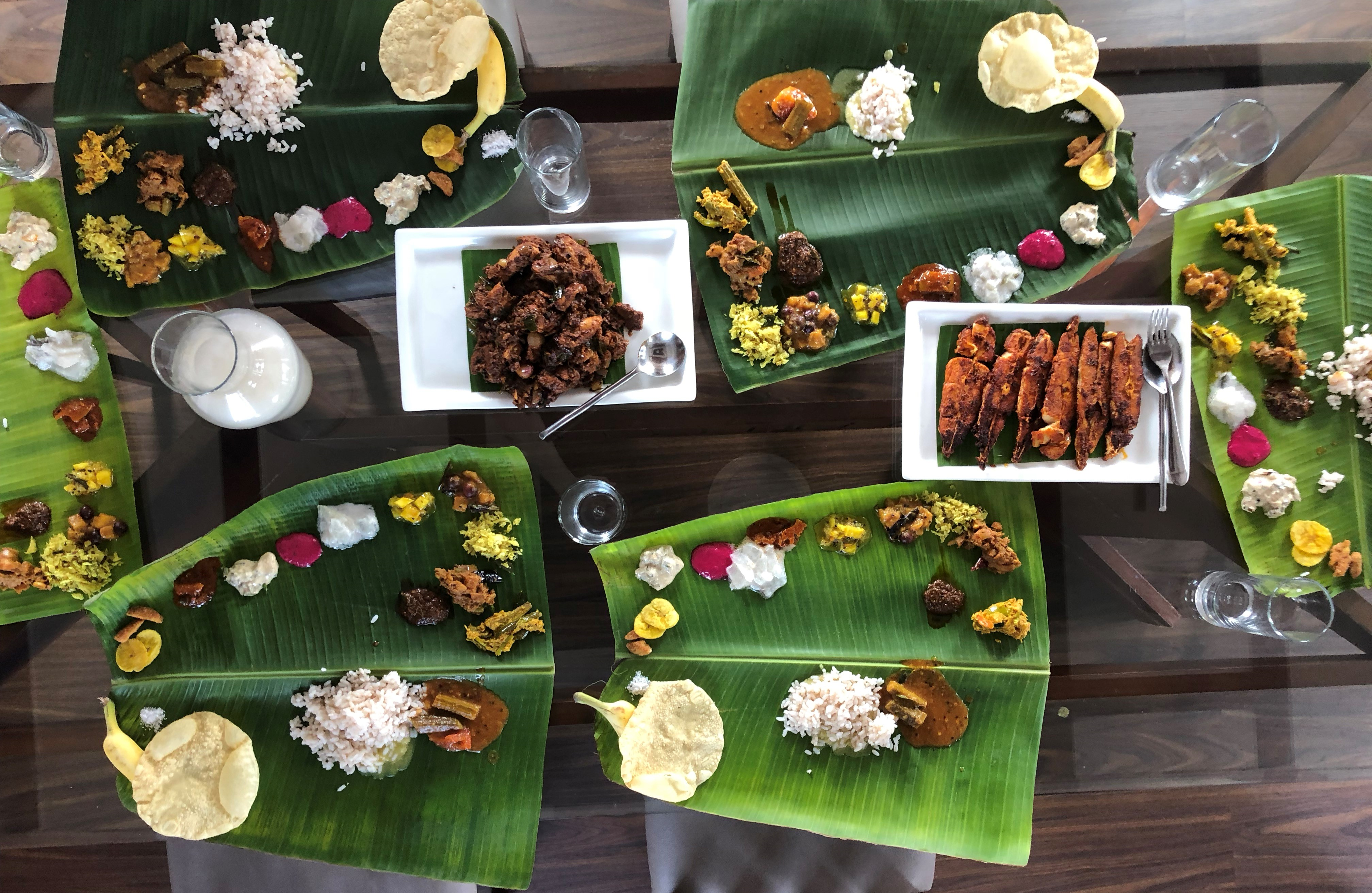 dewitt kendall tabletop and entertaining product development expert sustainable tableware banana leaves sadhya