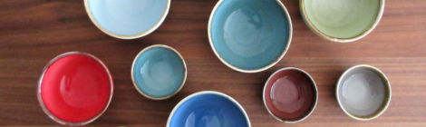 dewitt kendall mini bowls ingredient colored stoneware tabletimes blog