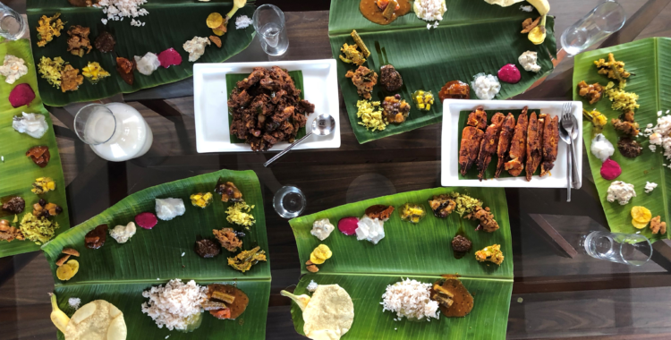 dewitt kendall tabletop and entertaining product development expert sustainable tableware banana leaves sadhya