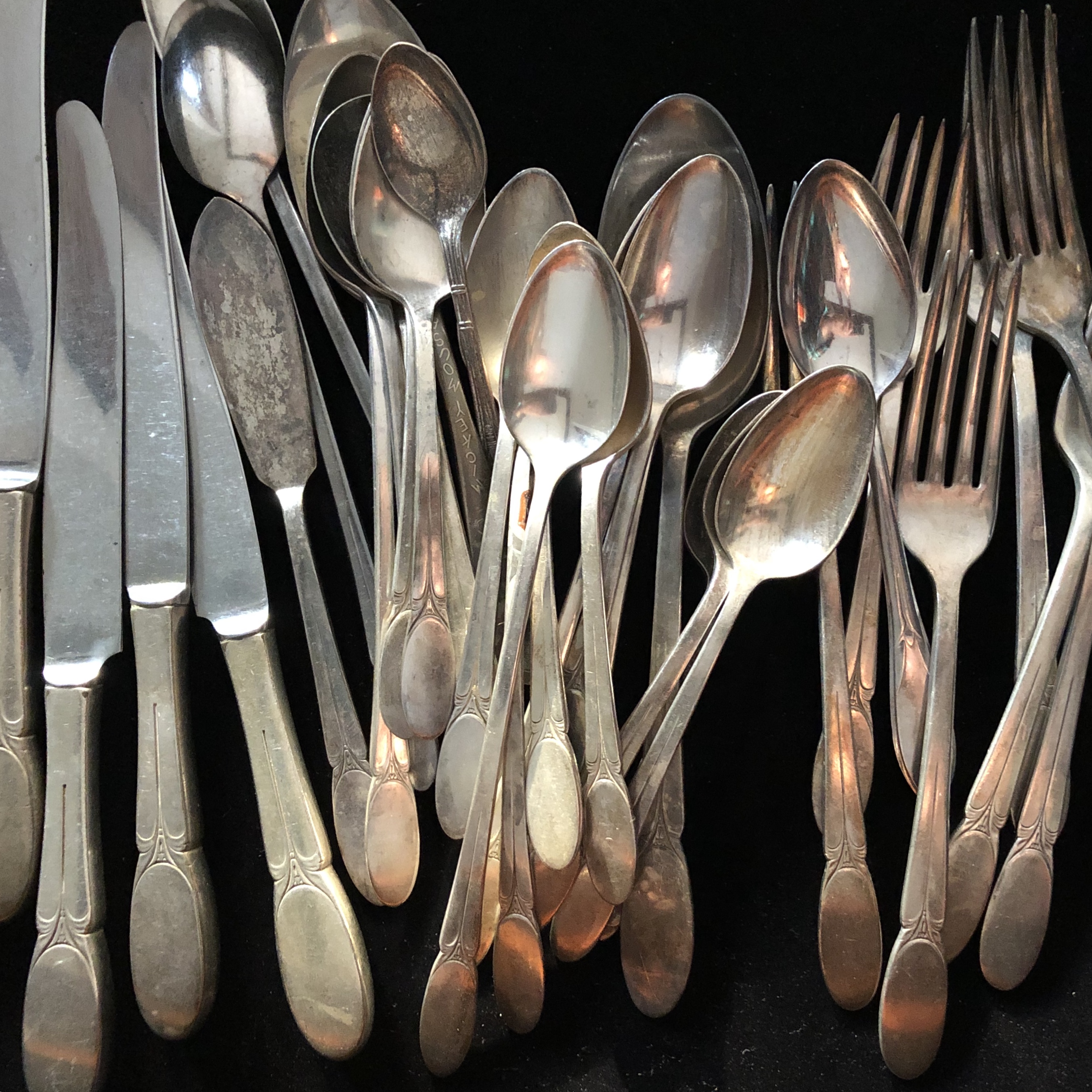 dewitt kendall vintage silver plate flatware tabletimes blog